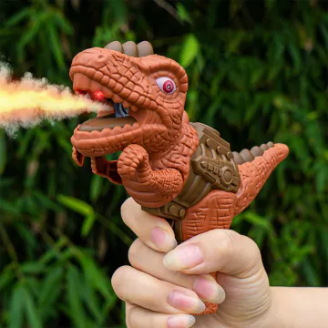 Wholesale Dinosaur-themed Water Spray, Fog, Light & Music Toy Gun