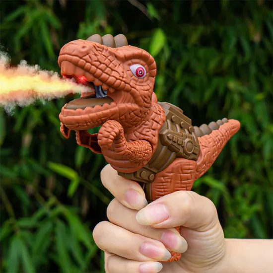 Wholesale Dinosaur-themed Water Spray, Fog, Light & Music Toy Gun