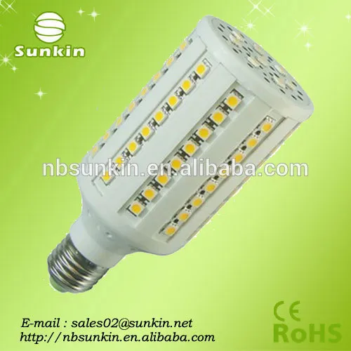 Trade Assurance E27 led corn lamp SMD 5050 3000K with CE RoHS certificate