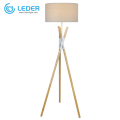 LEDER Wooden Modern Floor Lamps