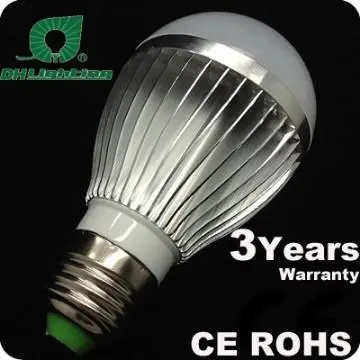 high performance steady constant current driver lamp 5W LED bulb light