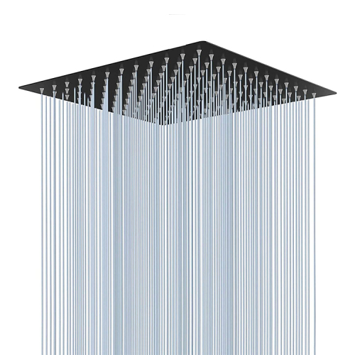 Square Removable Quality Waterfall Shower Head