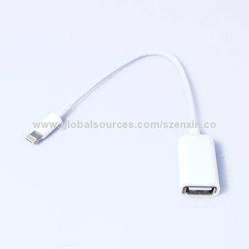 OTG USB Cable for iPhone 5/iPad Mini/iPad 4
