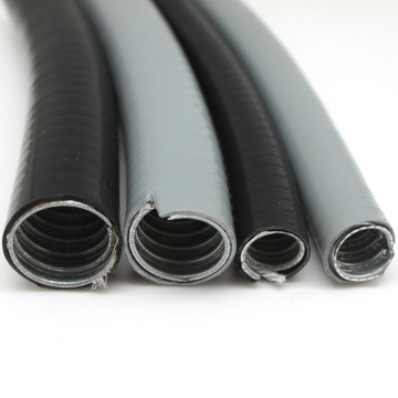 Metal liquid tight hose gray