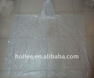 pe 0.03 emergency disposable rain poncho,pe poncho