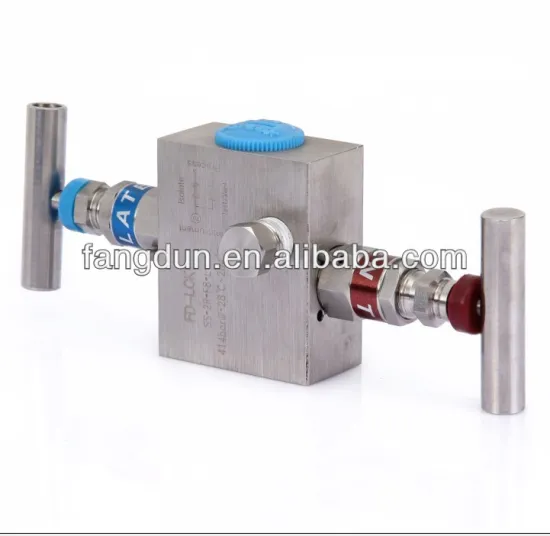 HIgh pressure 2 Valve Manifolds in inconel 625 825 incolloy monel super duplex