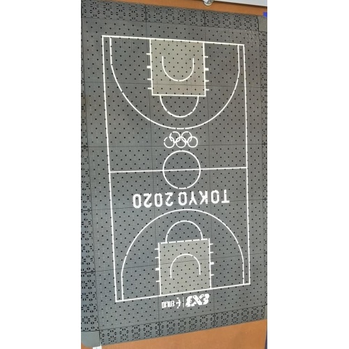 PP PP intelligente PP Portable Sports Basketball Material di plastica piastrelle da basket temporaneo all&#39;aperto
