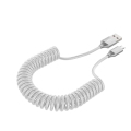 Primavera Tipo retráctil C Cable de carga rápida USB