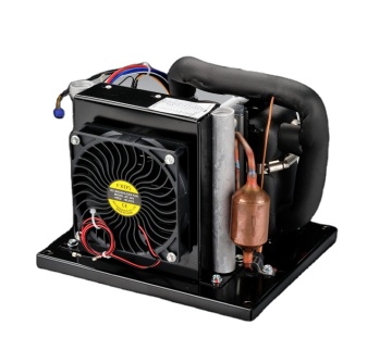 DC Power Plate Heat Exchanger Miniature Chiller for EV Battery Cooling