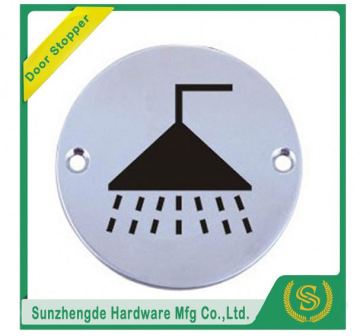 BTB SSP-007SS Stainless Steel Round Cover Female Toilet Sign Plate Sus304
