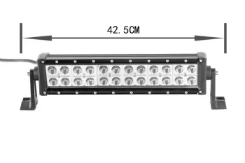 Super Bright 5040lm Heavy Duty Led Offroad Light Bar 36 W 12v For Excavator