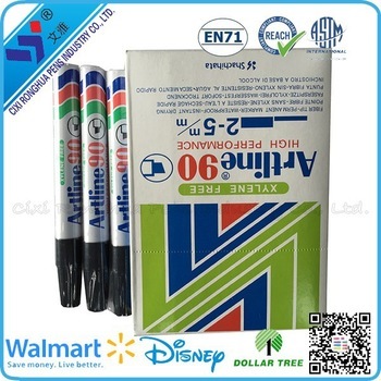 China Fashionable Promotion low price indelible paint marker pen