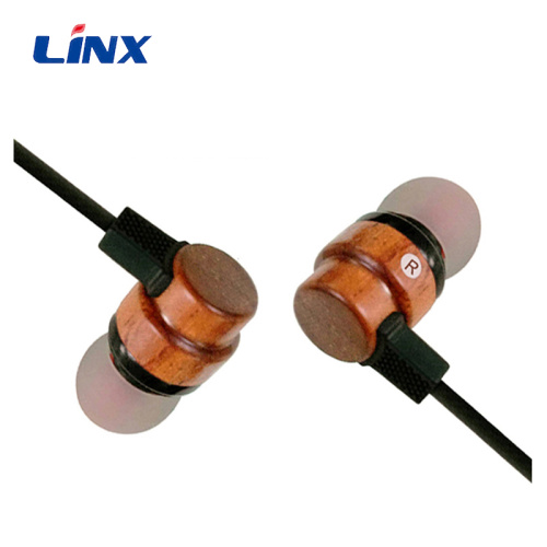 Pabrik grosir earphone Nirkabel Kayu asli