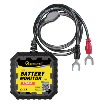 Οθόνη μπαταρίας 12V BT2000: Monitor Bluetooth 4.0 για συστήματα 12V