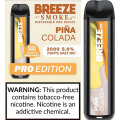 Breeze Smoke Pro 2000 Puff descartável vape