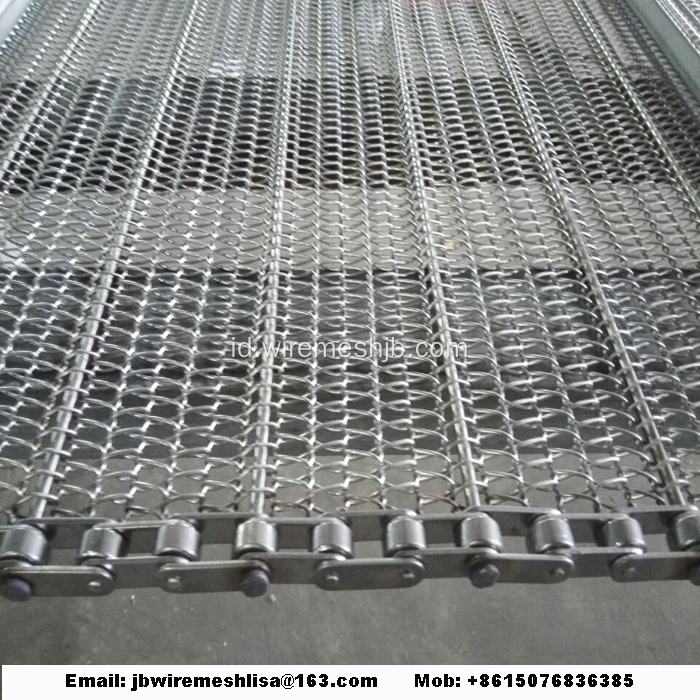 Sabuk Conveyor Logam Stainless Steel