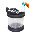 Inflatable toucan cooler inflatable ice tray container