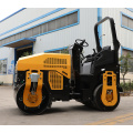 Alta eficiência 3ton Vibração hidráulica Double Drum Asphalt Road Roller com bom preço