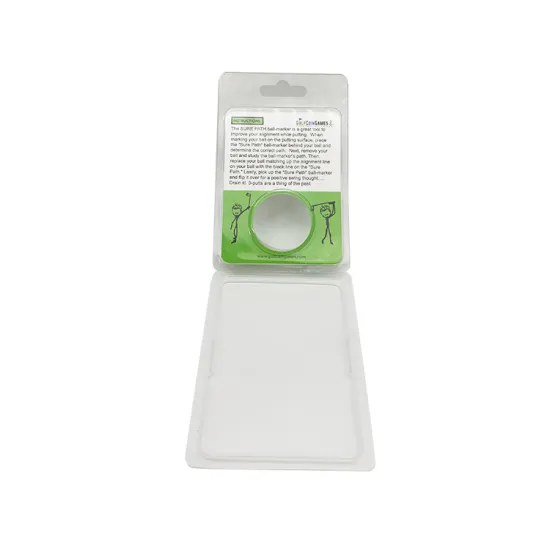 Hanged thermoforming clear plastic clamshell box