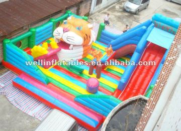 Most popular tiger inflatable amusement park