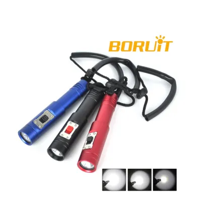 Underwater DIV12 150m Waterproof LED Diving Flashlight