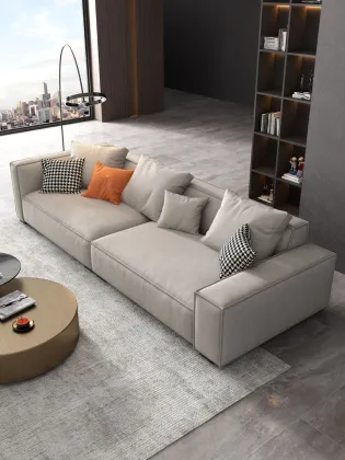 Luxury Cozy Puffy Corner Sofa Sets