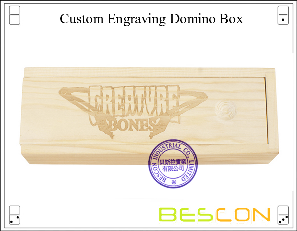 Custom Engraving Domino Box