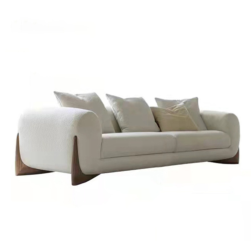 Minimal Simplistic Design Cozy Comfortable White Sofas