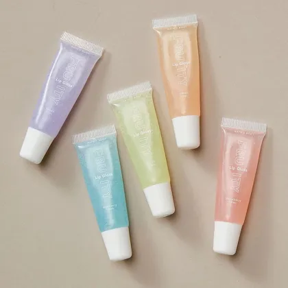 Custom Natural Fruit Flavor Vegan Lip Balm with Beeswax and Vitamin E