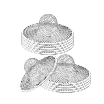 Kitchen Stainless Steel Slop Basket Filter Trap for Universal Sink and Bathtub Drain Strainer