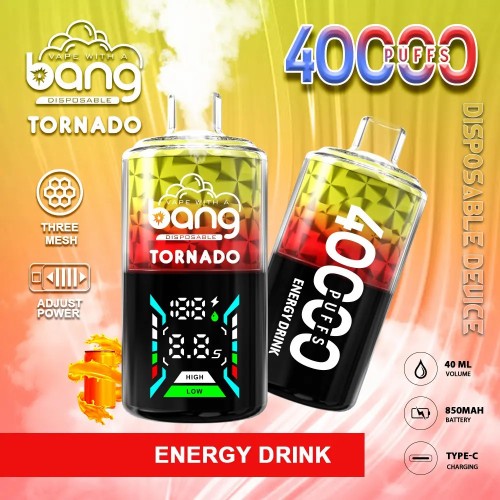 Bang Tornado 40k พัฟ vape ในสต็อก
