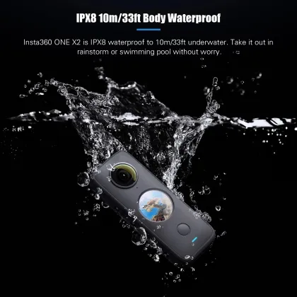 Insta360 ONE X2 Panoramic Video Action Camera LCD Touch Screen Waterproof Stabilization 360 Camera