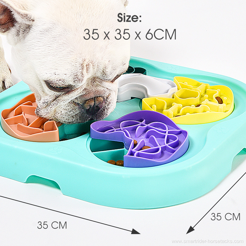 Puzzle Interactive Training Slow Food Dispenser For Pets