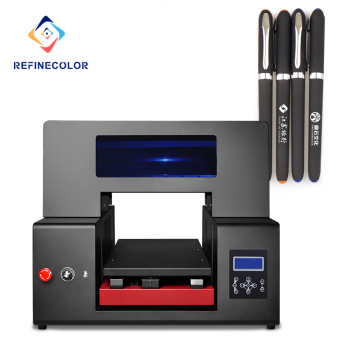 Refinecolor Factory Direct Sale High Resolution Digital Flatbed Automatic Uv Led Inkjet Printer Size a3 a2 Uv Printer