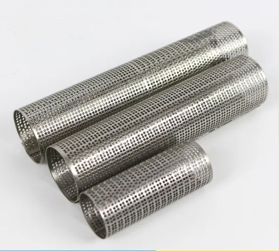 Stainless Steel Spiral Metal Perforated Tube for Water Element