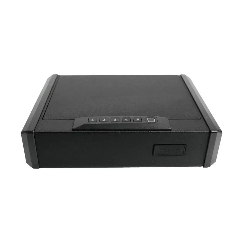 Home Pistol Safe Box with Fingerprint and Key