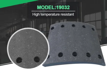 China Factory Semi-Metallic Auto Parts BPW WV-A19032 Truck Brake Lining