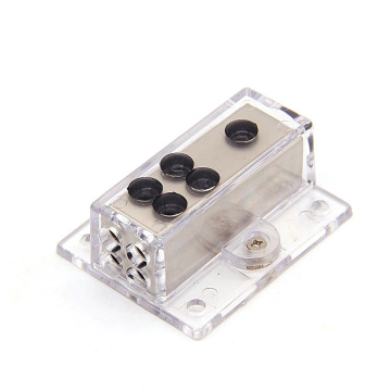 Car Audio Stereo Amp Distribution Block: 0/2/4 AWG to 4/8/10 Gauge Power Connector