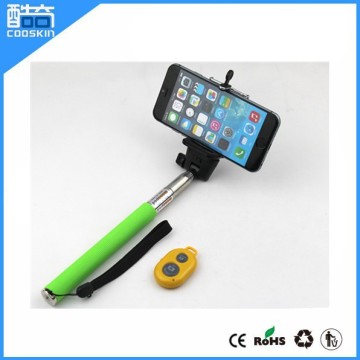 Wireless bluetooth mobile phone selfie stick flexible holder/camera phone selfie holder/monopod