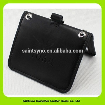 16444 Smooth soft leather card holder flip card holder