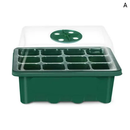 12 Hole Nursery Pots Plant Seed Grows Box Nursery Seedling Starter Garden Yard Tray Hot Nursery Box #25
