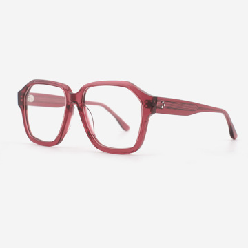 Square Oversize Acetate Women's Optical Frames 23A3035