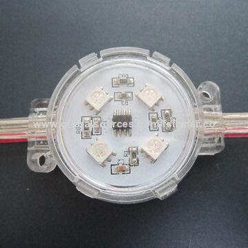 40mm 4pcs SMD5050 DMX RGB LED pixel, UCS2903, 24V DC