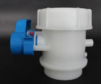 IBC DN 50/80 welding safety lock ball/butterfly valves