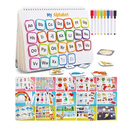 Montessori-inspired Busy Book: A Sensory Educational Tool for Toddlers and Kids