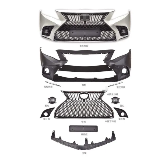 Car Bumpers For Toyota Camry 2007-2011 2012-2014 2018 Upgrade LX Style Front Bumper Grille Kit
