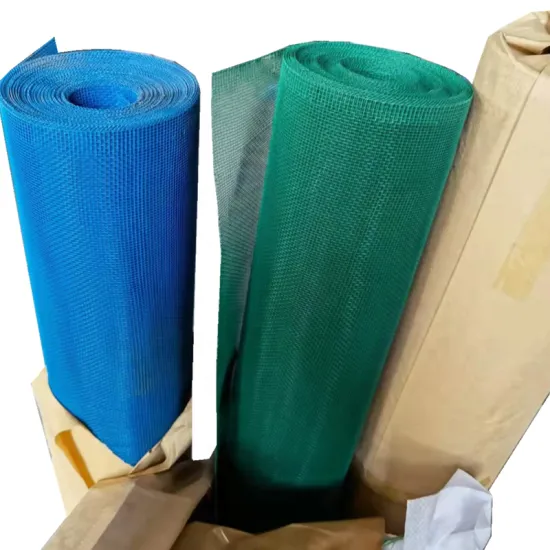 PVC Coated Iron Woven Square Wire Mesh