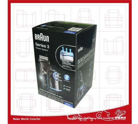 Mirco corrugated razor packaging box