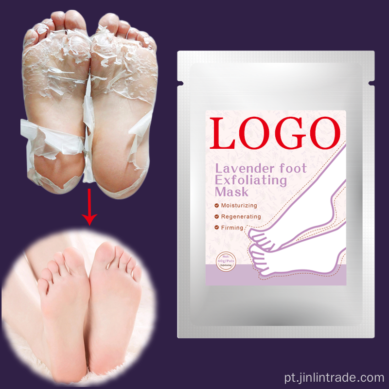 Whitening Foot Mask Hidratante Esfoliante Máscara de Pé