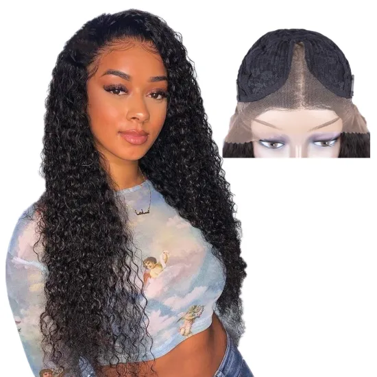 Overnight Delivery T part Human Hair Lace Wigs ,Free T Part Spanish Curl Lace Wig Samples